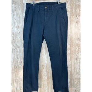 Rag‎ & Bone Standard Issue Navy Chino Pants Menswear Cotton Comfort Size 34